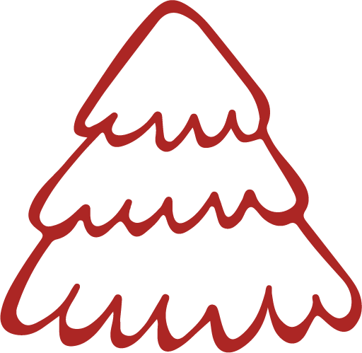 Decorative illustration of a christmas tree