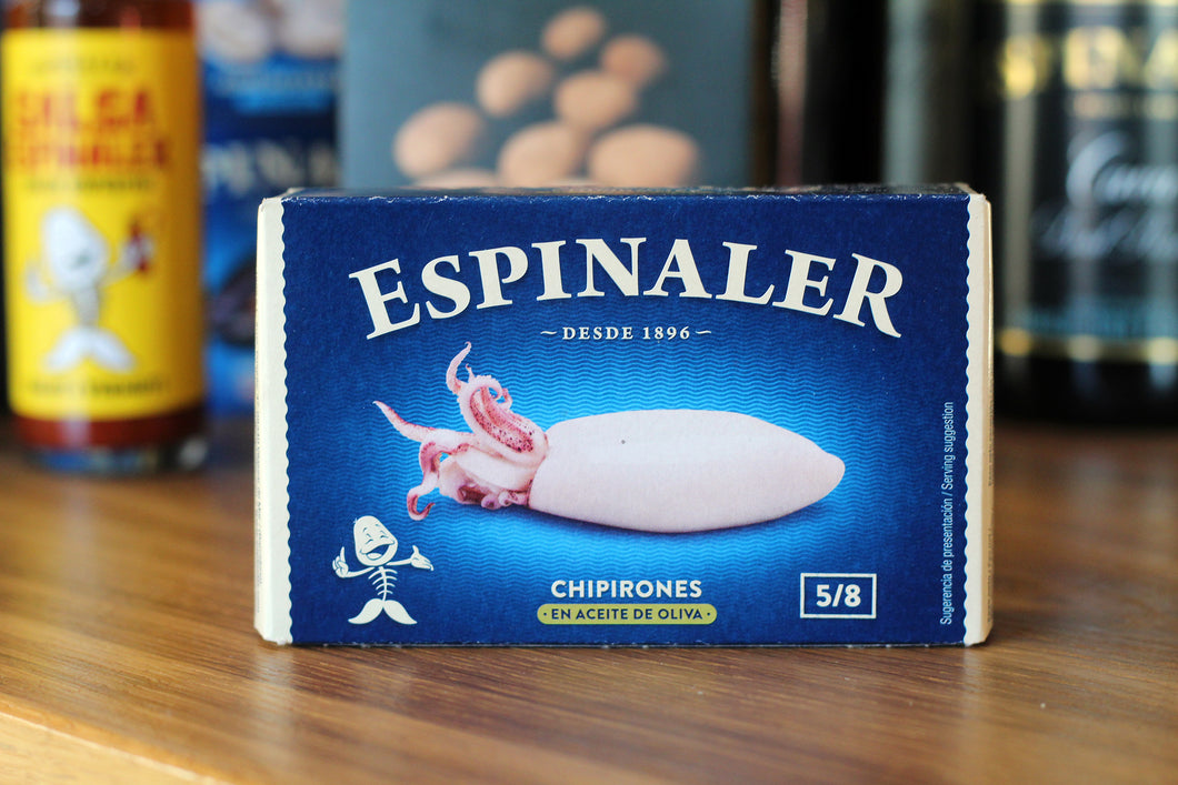 BABY SQUID IN OLIVE OIL ESPINALER