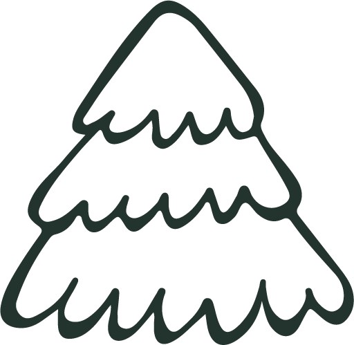 Decorative illustration of a christmas tree
